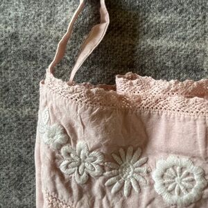 Boden Light Pink Smocked Detail Garment